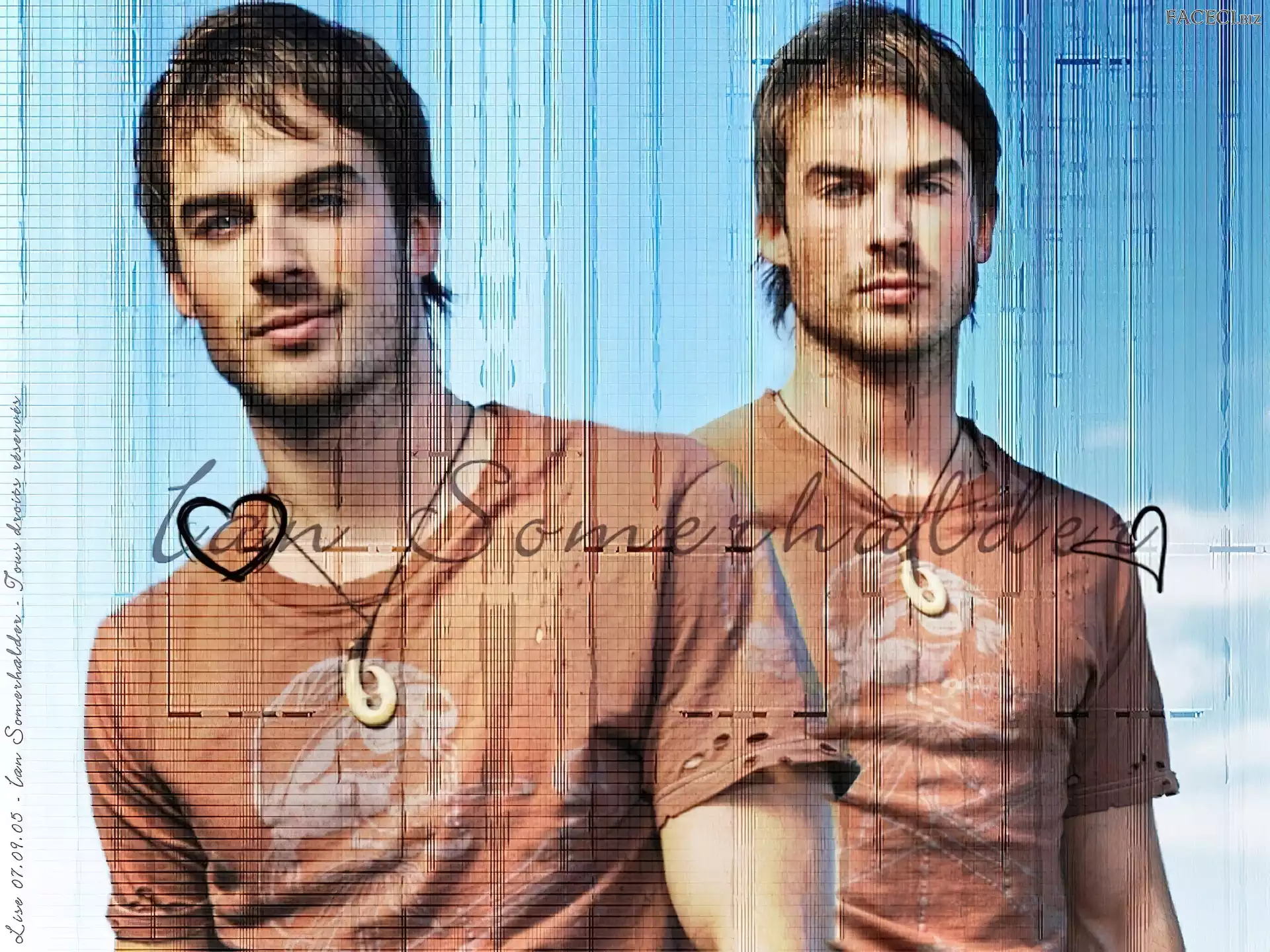 Ian Somerhalder, Zagubieni, naszyjnik, Serial, Lost